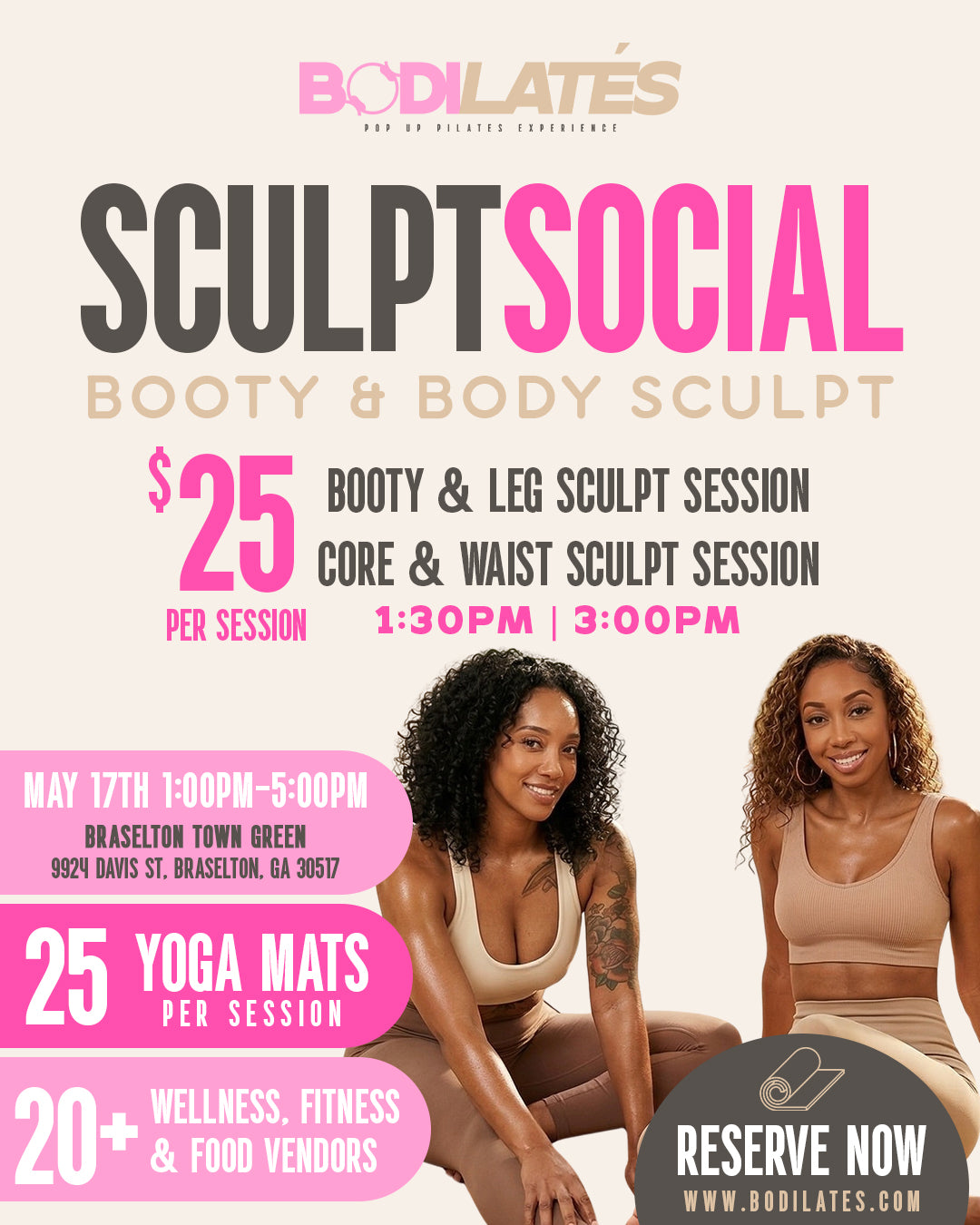 BodiLatés: Sculpt Social — Booty & Body Sculpt Experience